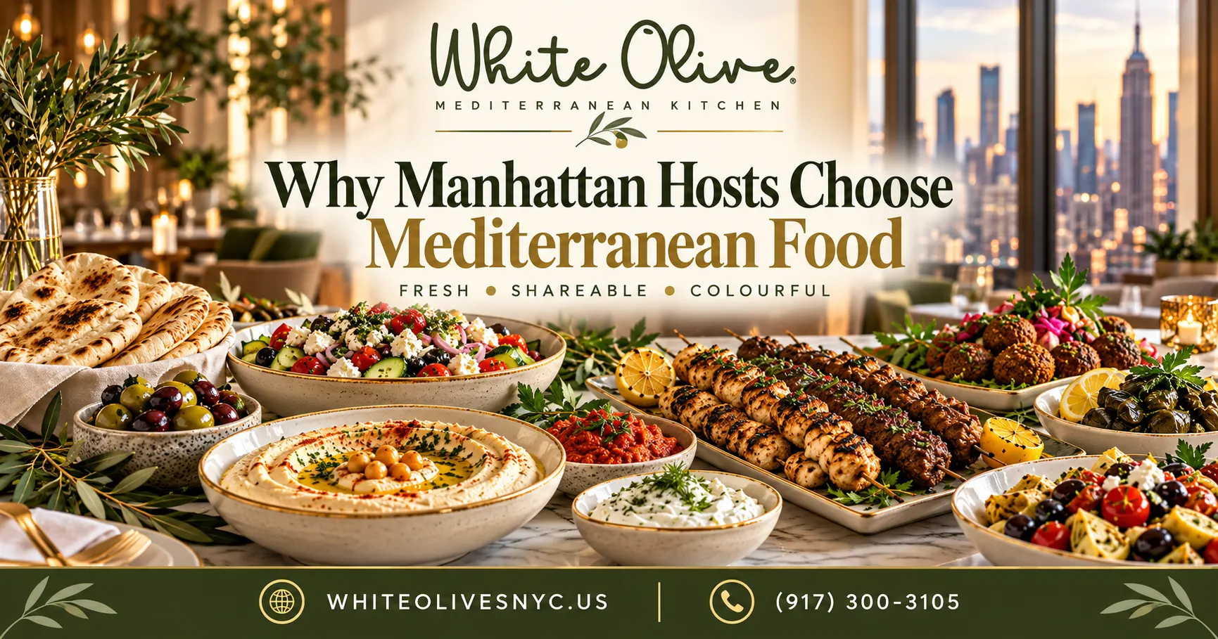 Mediterranean catering in Manhattan
