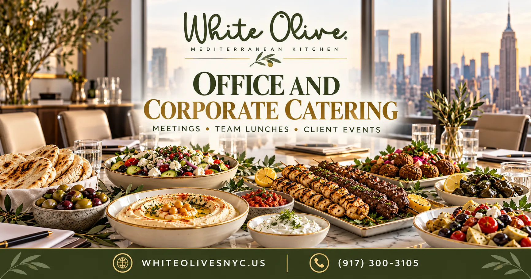 Mediterranean catering in Manhattan